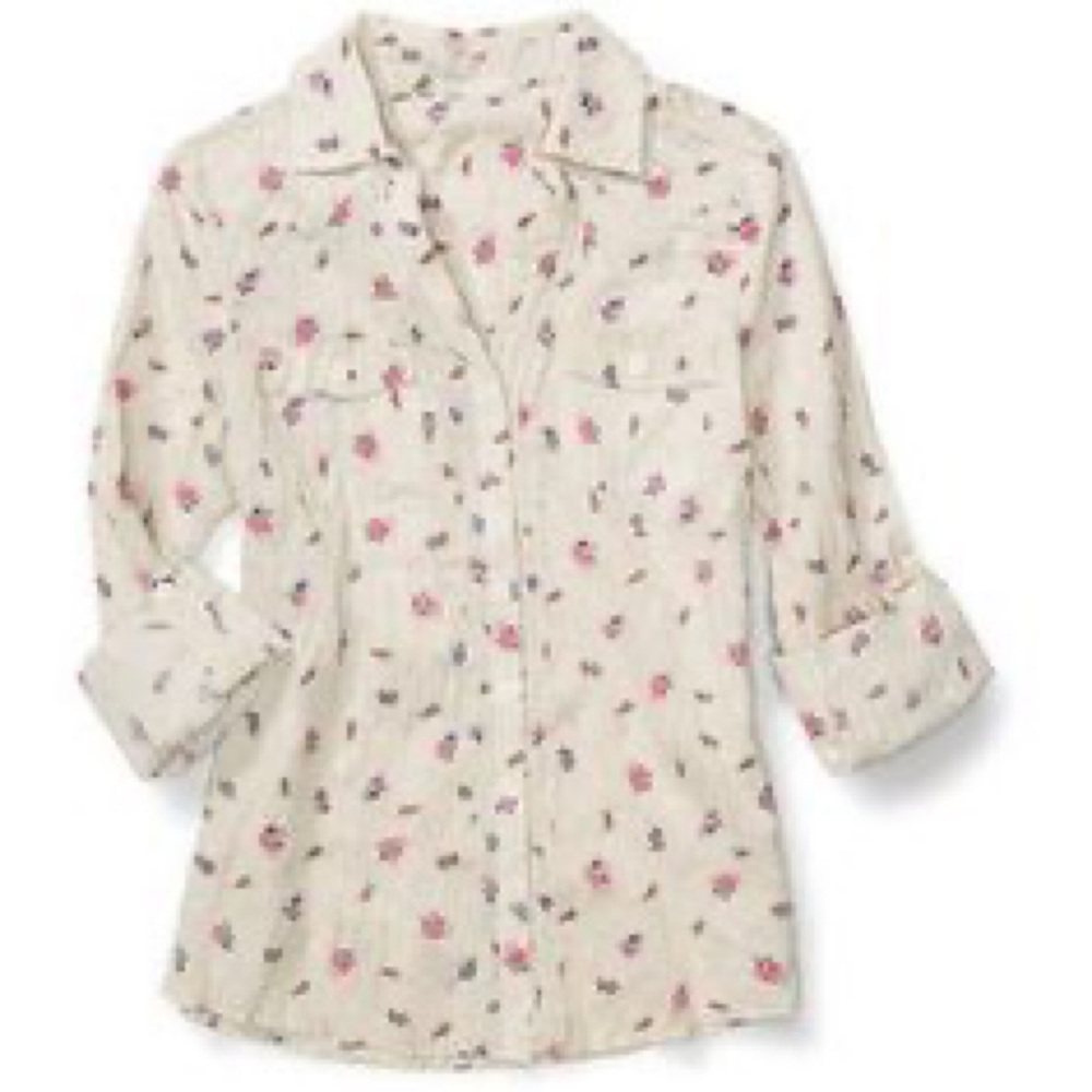 Miley Cyrus Max Azaria Western Shirt Floral